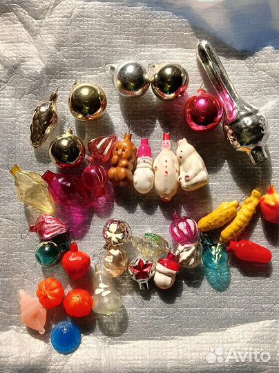 Редкие елочные игрушки СССР mini 1964 год