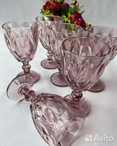 Стаканы из цветного стекла