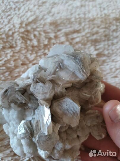 Друза кальцита двух генераций