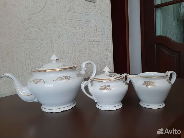 Чайник сахарница и молочник чсср