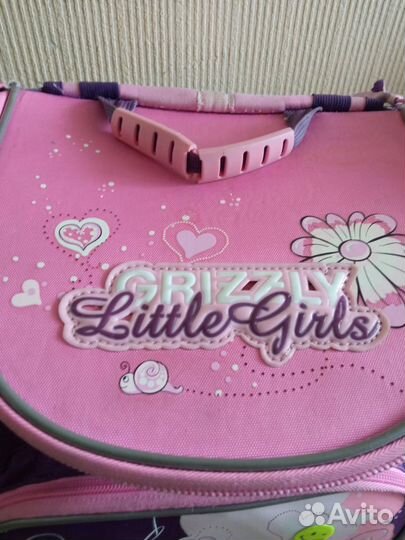 Рюкзак школьный grizzly для девочки