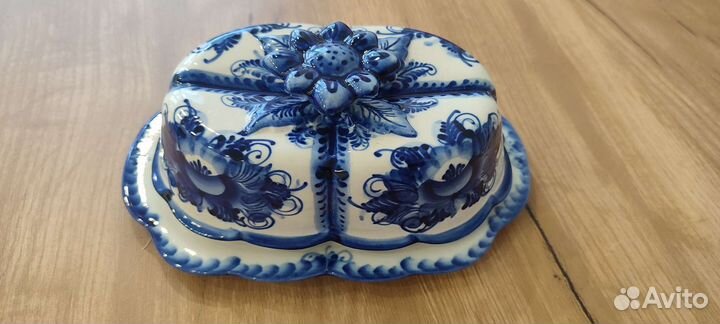 Масленка гжель