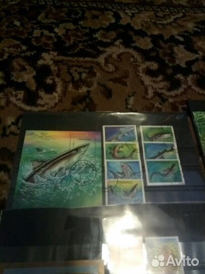 Марки наборы флора и фауна