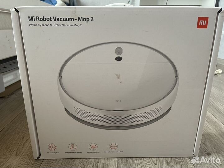 Робот пылесос xiaomi mi robot vacuum mop 2