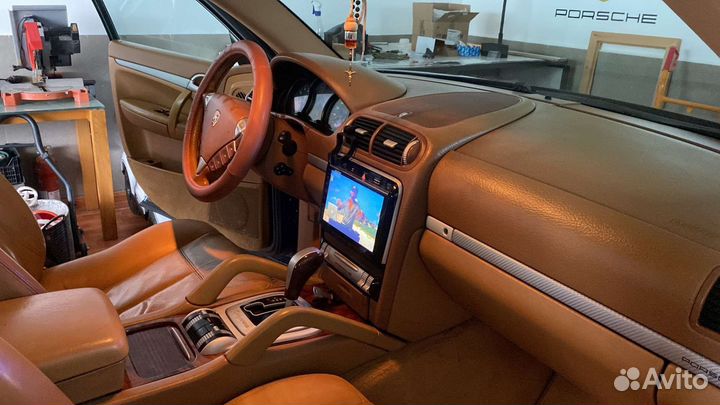 Porsche cayenne android штатная магнитола teyes