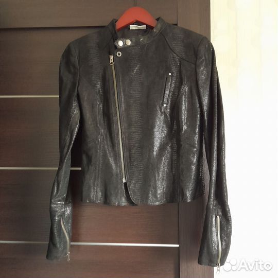 Куртка кожаная женская натуральная кожа 42