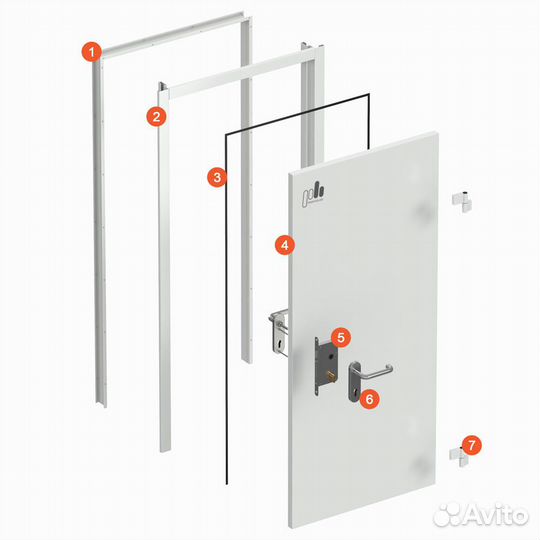 Технологические двери для зонирования помещений