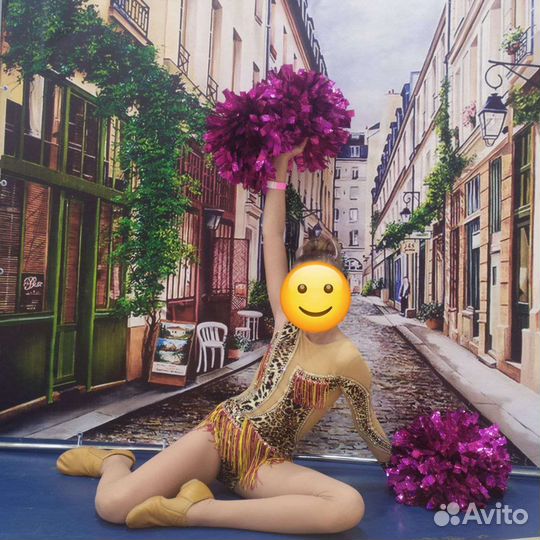 Купальник гимнастический для выступлений 146-158