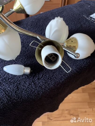 Люстра потолочная бу