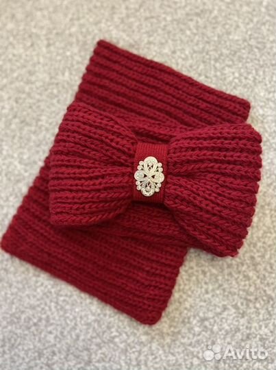 Повязка снуд перчатки