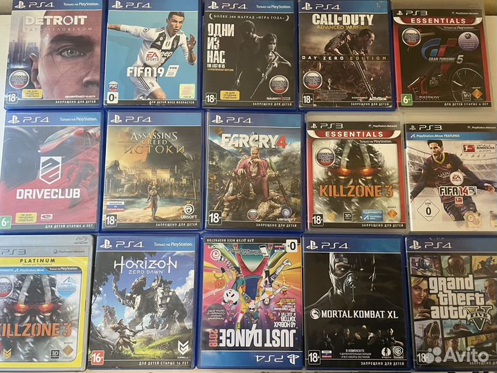 Игры ps4 ps3