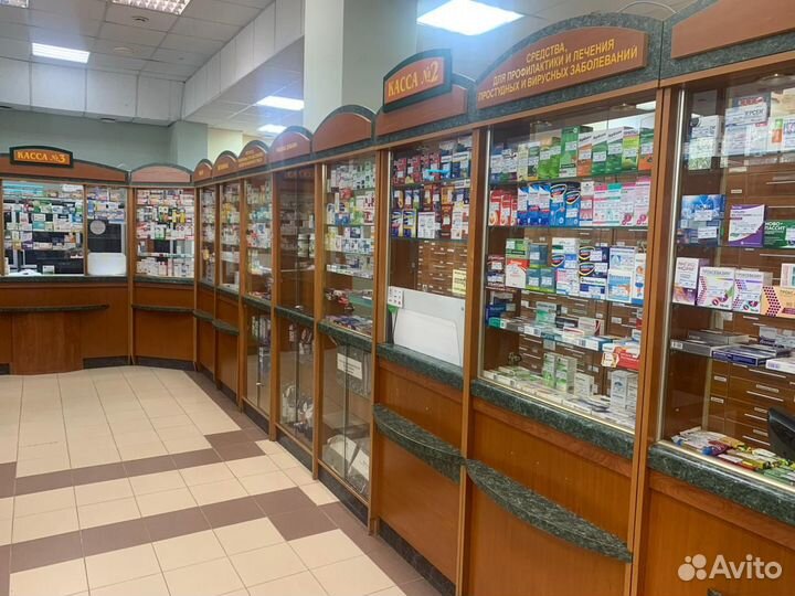 Оборудование для аптеки: метабоксы, витрины