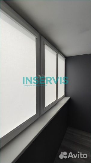 Рулонные шторы день ночь