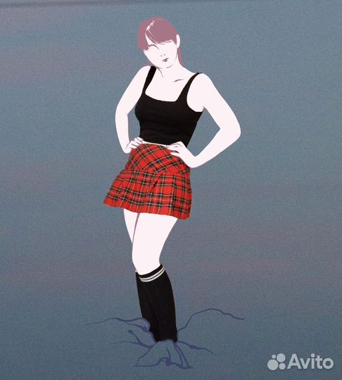 Женнская одежда в стиле 2000-х y2k