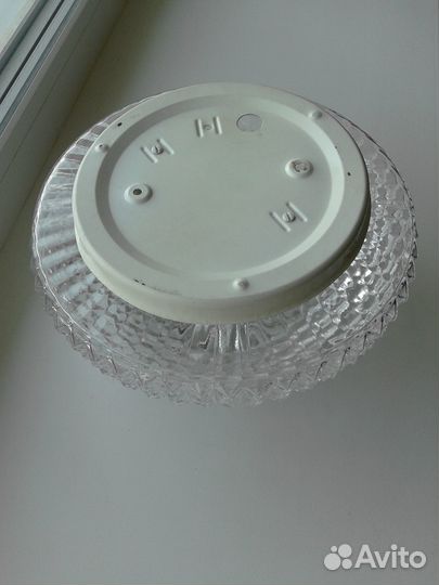 Светильник настенно-потолочный стеклянный