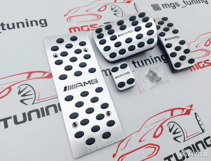 Накладки на педали Mercedes AMG на GLE-Class W166