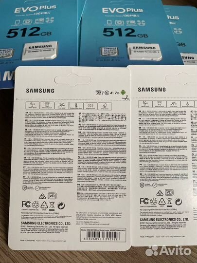 Карта памяти 512Gb Micro SD Samsung с доставкой