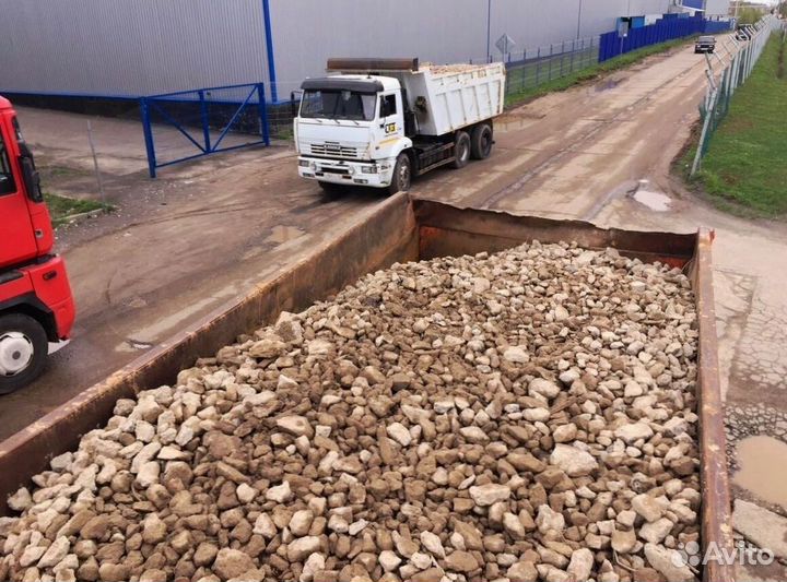 Щебень гравийный с доставкой