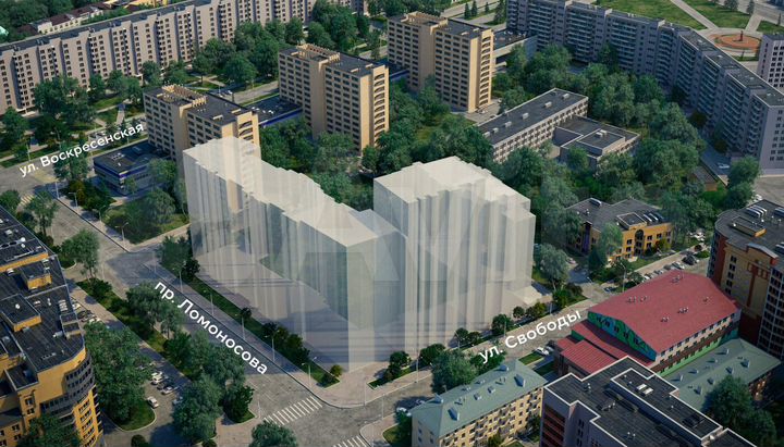 1-к. квартира, 50,8 м², 15/15 эт.