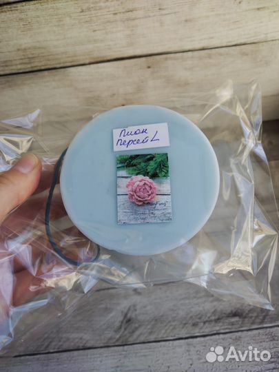 Силиконовая форма молд новый для мыла Пион цветок