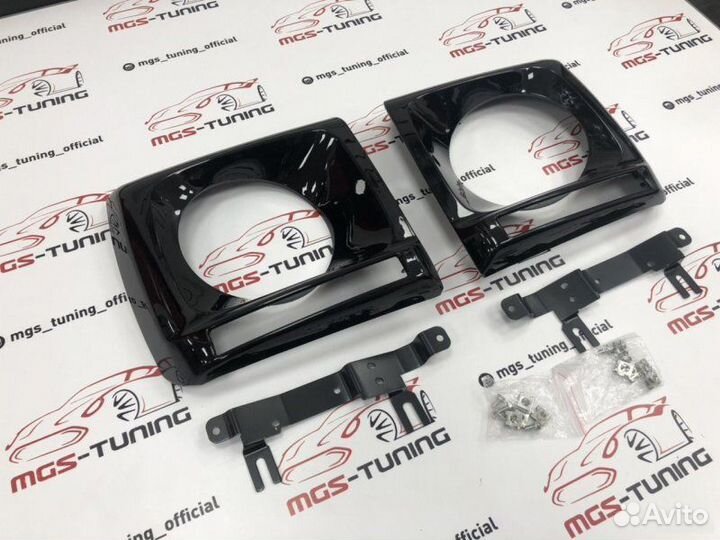 Очки под дхо Mercedes G-class w463 черные