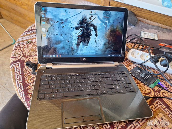 HP Тонкий 4ядра hdd500 8gb