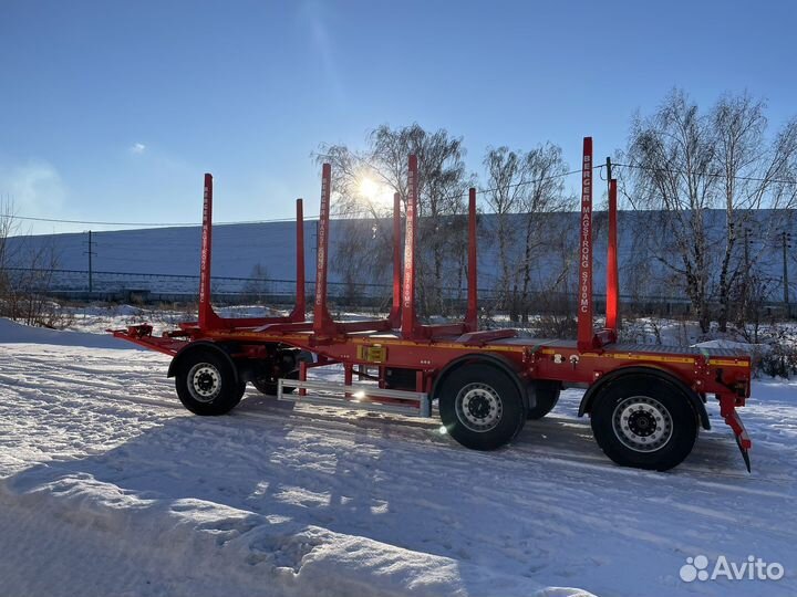 Прицеп лесовоз (сортиментовоз) Berger 8853-0000030-02, 2023