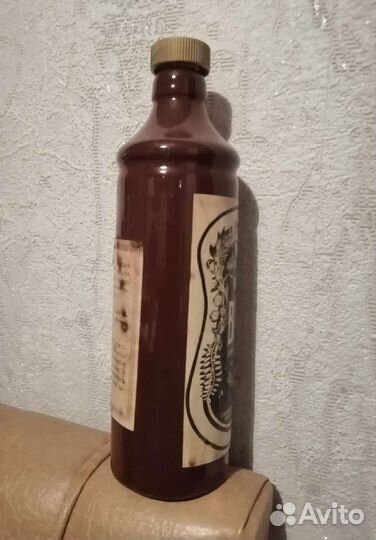 Бутылка от бальзама времени СССР
