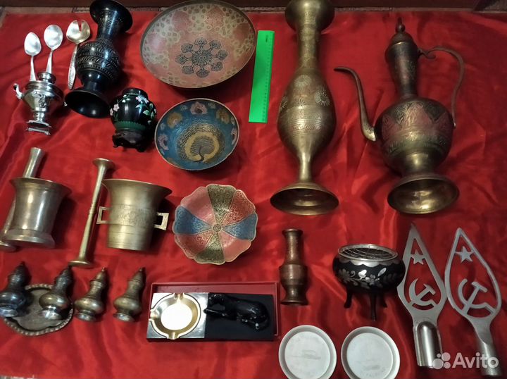 Предметы ссср, блокнот, чеканка, чернильница и др