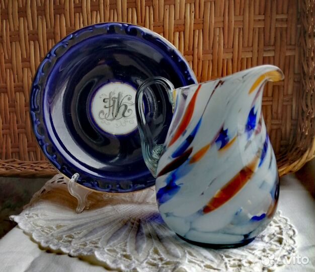 Блюдце кувшин из СССР