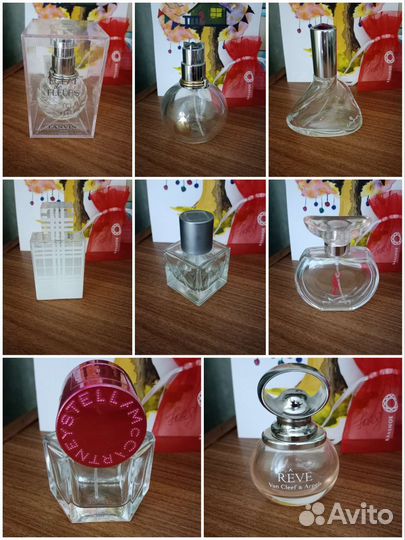 Пустые флаконы от духов