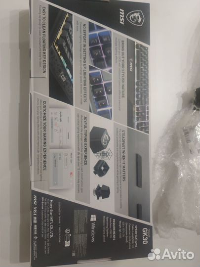 Клавиатура msi vigor gk30