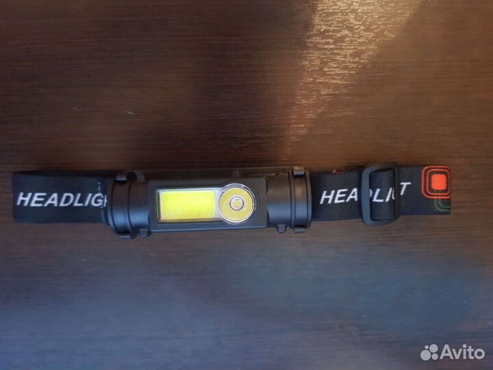 Налобный фонарь с магнитом сбоку