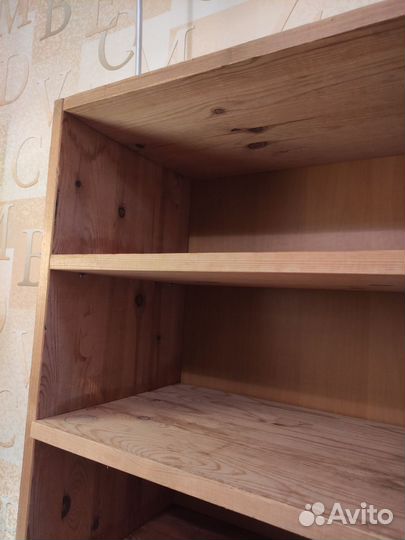 Полки стеллажи деревянные