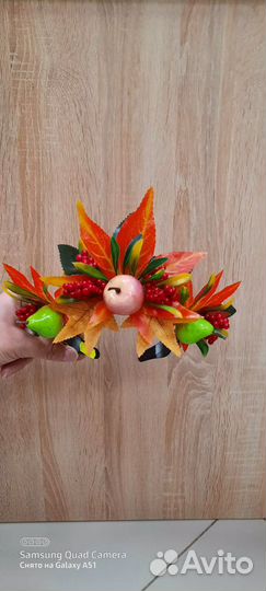 Ободок «Золотая осень»