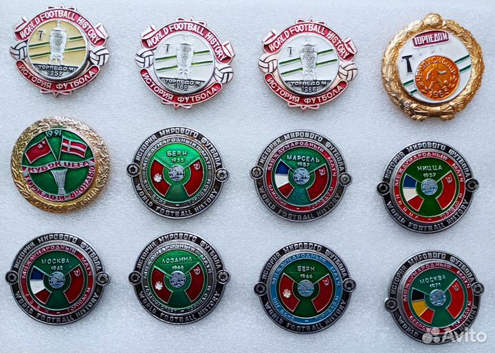 Значки История футбола