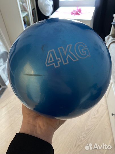 Медицинский мяч медбол medball 4 кг фитнесс мяч