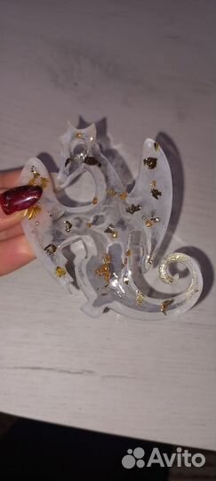 Елочные игрушки из эпоксидной смолы