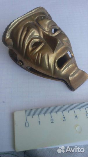 Маска-Зажим бронзовая Индия