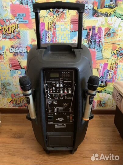 Активная акустическая система Aura A215MP3-Battery