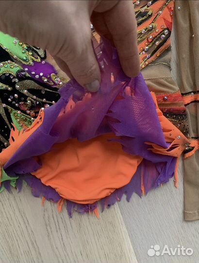 Купальник для художественной гимнастики «Жар-птица