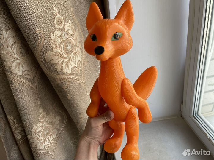 Игрушка лиса СССР