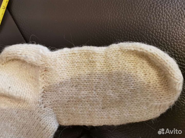 Носки из овечьей шерсти. Ручная вязка. Новые