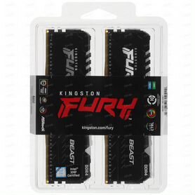 Оперативная память Kingston fury Beast Black RGB