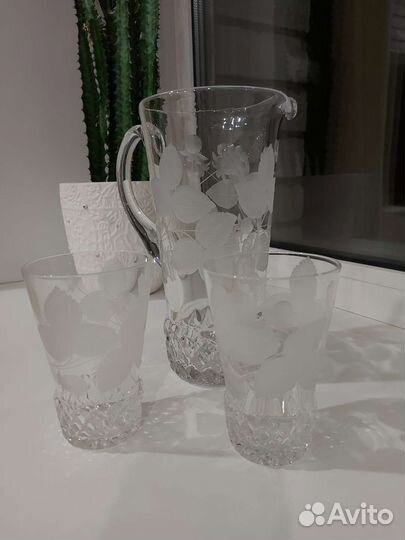 Графин с 2-мя стаканами СССР