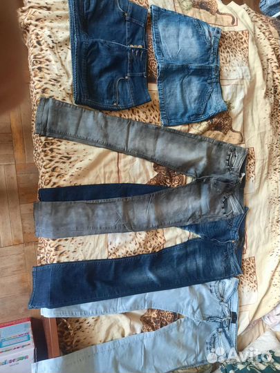 Юбки2 шт и джинсы5 шт пакетом