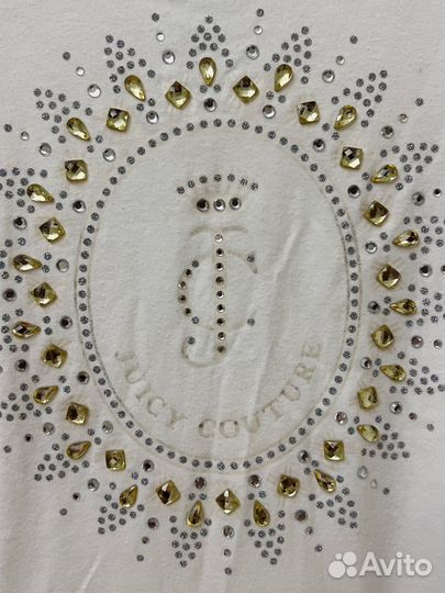 Футболка для девочки белая Juicy Couture