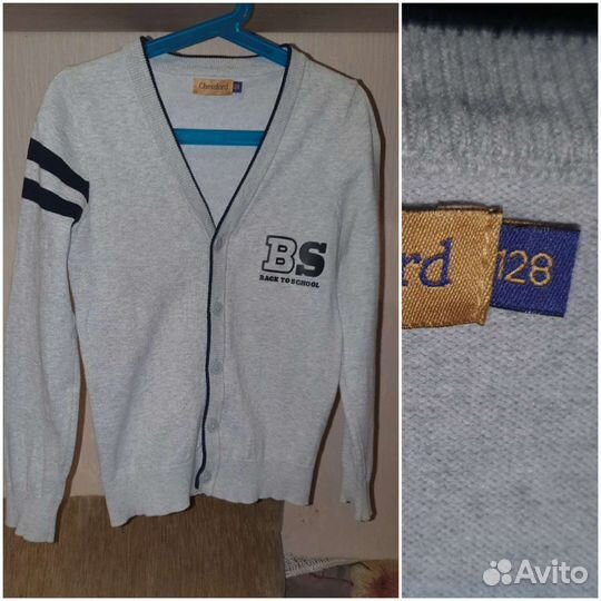 Школьные рубашки поло жилетка кардиганы брюки