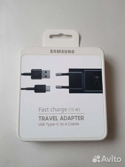 Быстрая зарядка Samsung Type-C оригинал новая