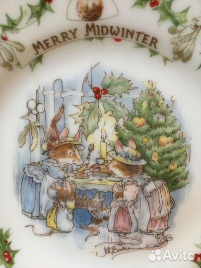 Коллекционная фарфоровая тарелка